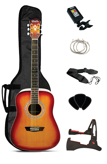 Content of the GWL Acoustic Guitar package